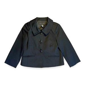 Apostrophe Black Jacquard Blazer Sz M